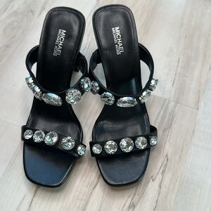 MICHAEL MICHAEL KORS
Women's Clara Jewel Strappy Slip-On Dress Sandals